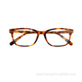 Top Sale High Quality Acetate Temple Square Shape Frame Spectacle